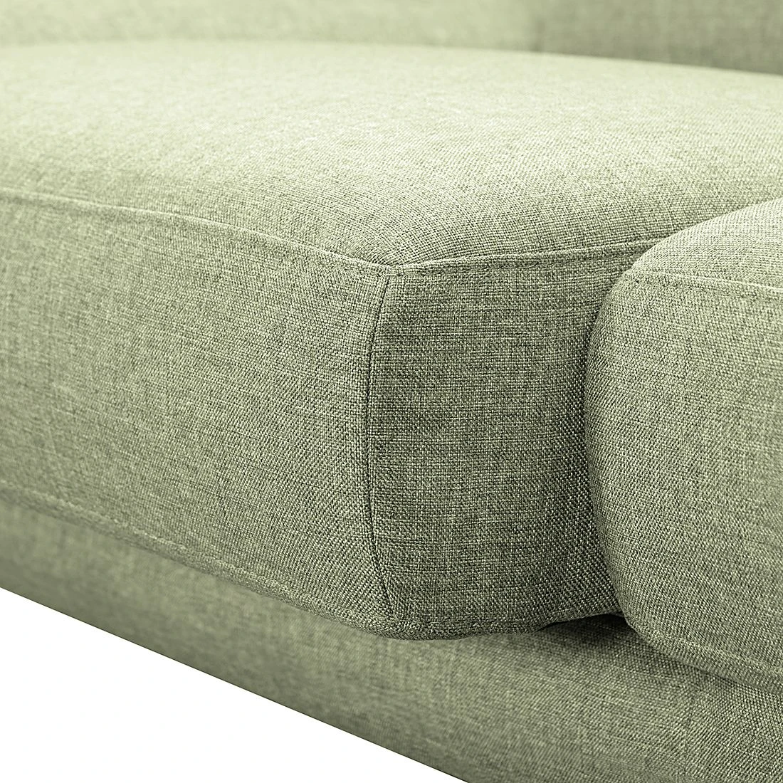 Loftscape Ecksofa Silvano - Webstoff Grün - Longchair davorstehend links - ohne Kopfstütze 7 Loftscape Ecksofa Silvano - Webstoff Grün - Longchair davorstehend links - ohne Kopfstütze – Bild 7