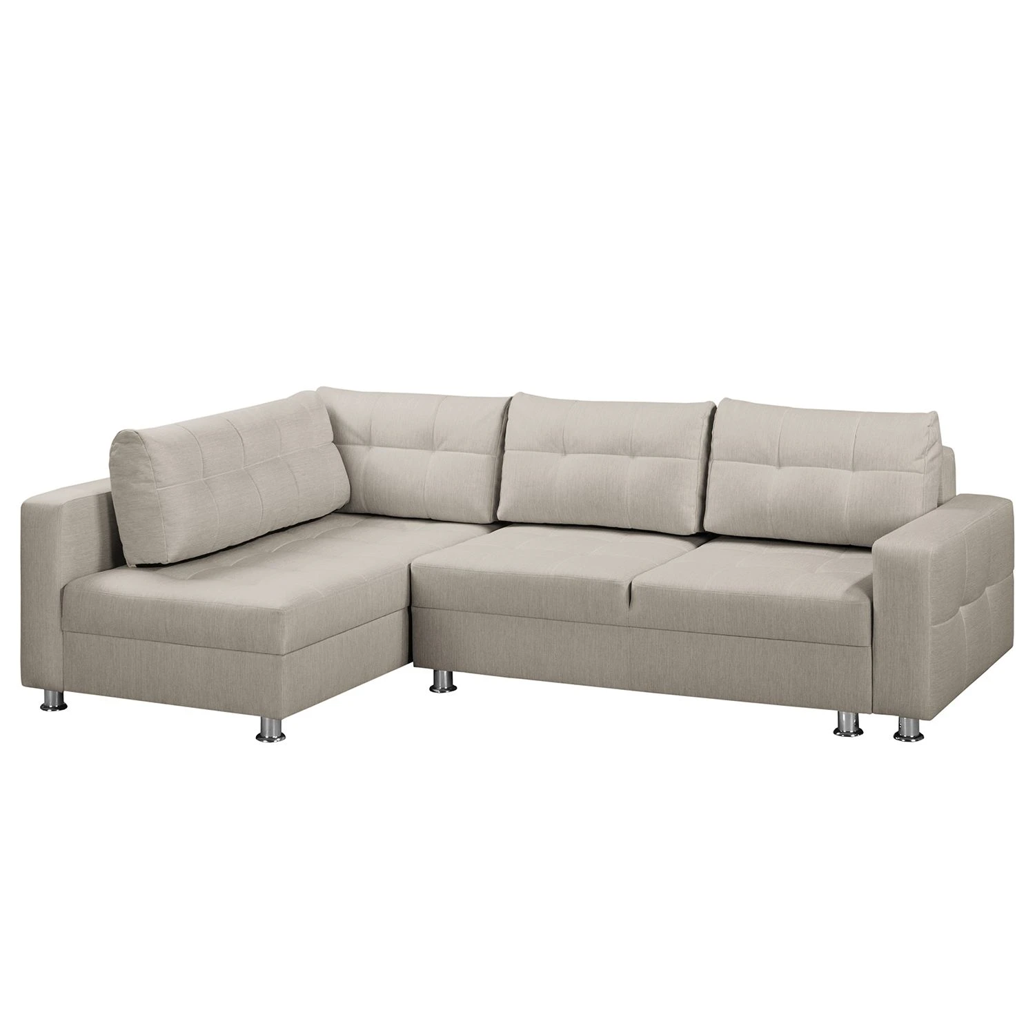 Fredriks Ecksofa Upwell (mit Schlaffunktion) - Strukturstoff 1 Fredriks Ecksofa Upwell (mit Schlaffunktion) - Strukturstoff