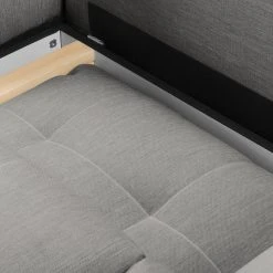 Fredriks Ecksofa Upwell (mit Schlaffunktion) - Strukturstoff 31 Fredriks Ecksofa Upwell (mit Schlaffunktion) - Strukturstoff -Wohnzimmermöbel boutique en ligne ecksofa upwell mit schlaffunktion strukturstoff ottomane davorstehend links platin 5050728