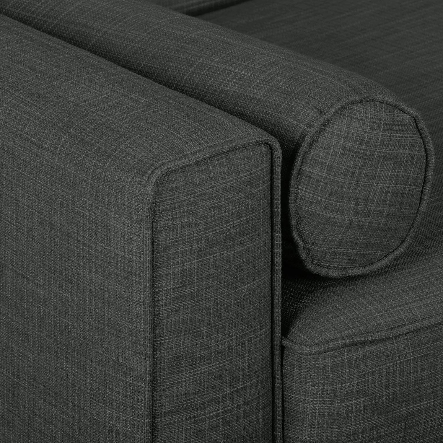 Mørteens Ecksofa Viona I Webstoff - Stoff Meda: Anthrazit - Longchair davorstehend links 11 Mørteens Ecksofa Viona I Webstoff - Stoff Meda: Anthrazit - Longchair davorstehend links – Bild 11