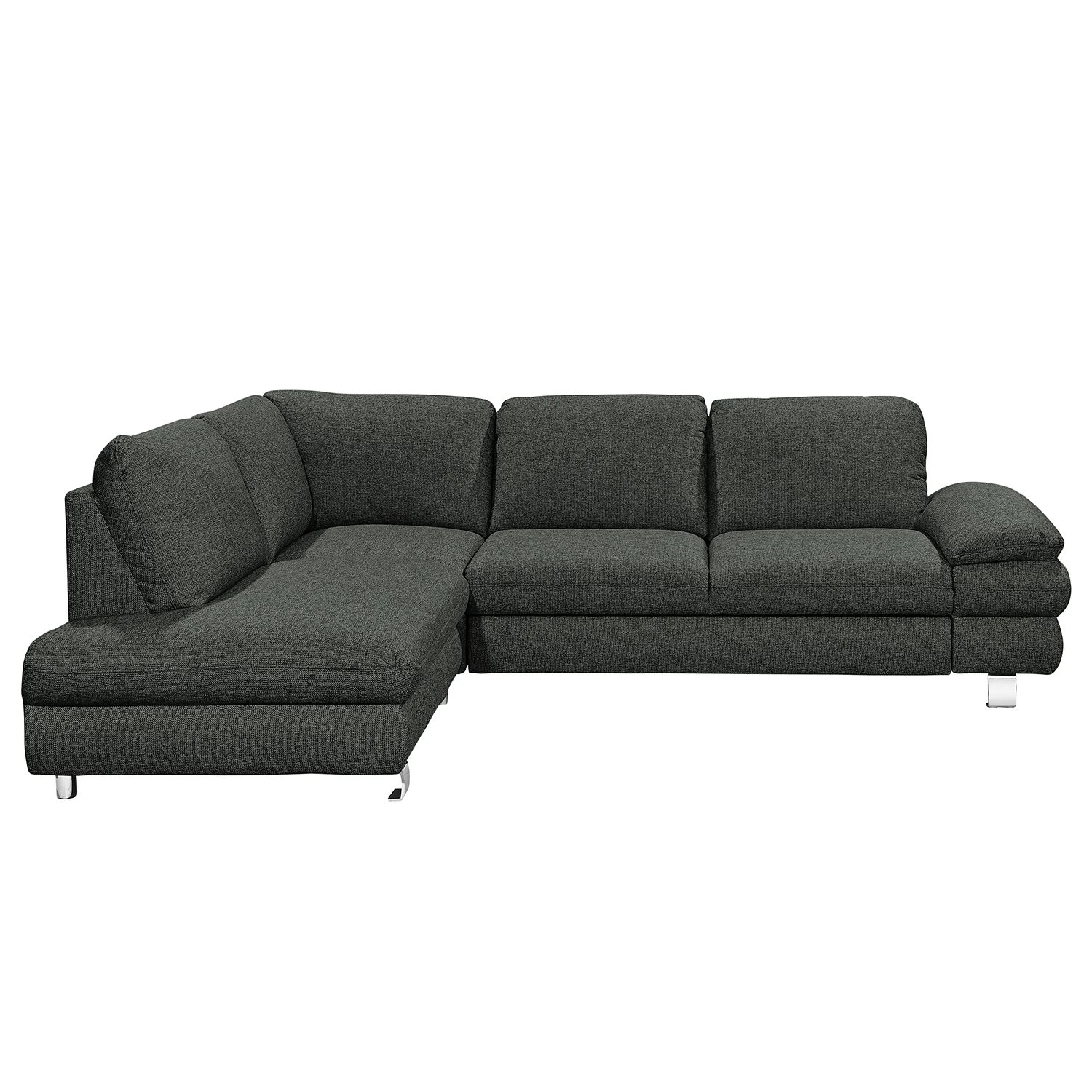 Loftscape Ecksofa Wasillas Webstoff - Anthrazit - Longchair davorstehend links - Bettkasten - Schlaffunktion 3 Loftscape Ecksofa Wasillas Webstoff - Anthrazit - Longchair davorstehend links - Bettkasten - Schlaffunktion – Bild 3