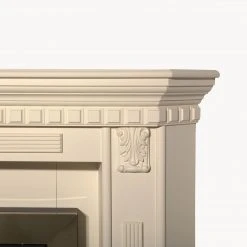 Montreux Elektro-Eckkamin Georgia - Cremeweiß -Wohnzimmermöbel boutique en ligne elektroeckkamin georgia cremeweiss 4169632