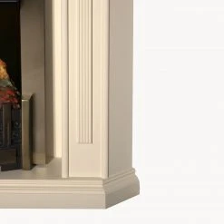 Montreux Elektro-Eckkamin Georgia - Cremeweiß -Wohnzimmermöbel boutique en ligne elektroeckkamin georgia cremeweiss 4169636