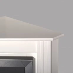 Montreux Elektro-Eckkamin Louisiana - Weiß -Wohnzimmermöbel boutique en ligne elektroeckkamin louisiana weiss 4169548