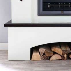 Montreux Elektrokamin Calabria - Cremeweiß/Havannabraun -Wohnzimmermöbel boutique en ligne elektrokamin calabria cremeweiss havannabraun 1923614