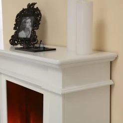 Montreux Elektrokamin Dunwich - Brilliantweiß -Wohnzimmermöbel boutique en ligne elektrokamin dunwich brilliantweiss 4135964