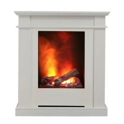 Montreux Elektrokamin Dunwich - Brilliantweiß -Wohnzimmermöbel boutique en ligne elektrokamin dunwich brilliantweiss 4136008