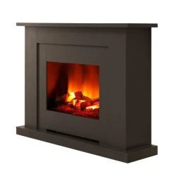 Montreux Elektrokamin Landia - Schiefer Dekor