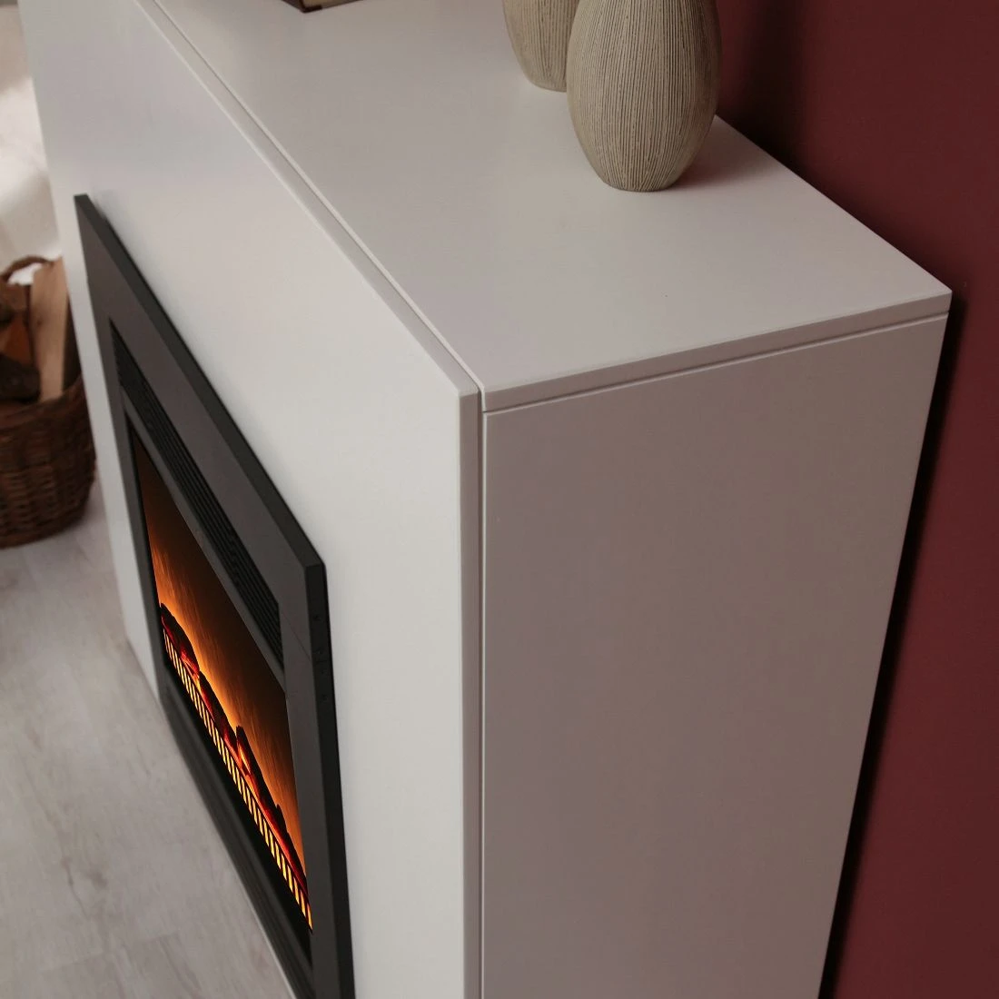 Montreux Elektrokamin Lunnon - Brilliantweiß 8 Montreux Elektrokamin Lunnon - Brilliantweiß – Bild 8