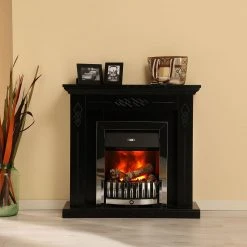 Montreux Elektrokamin Missouri - Schwarz/Grau marmoriert -Wohnzimmermöbel boutique en ligne elektrokamin missouri schwarz grau marmoriert 4168932