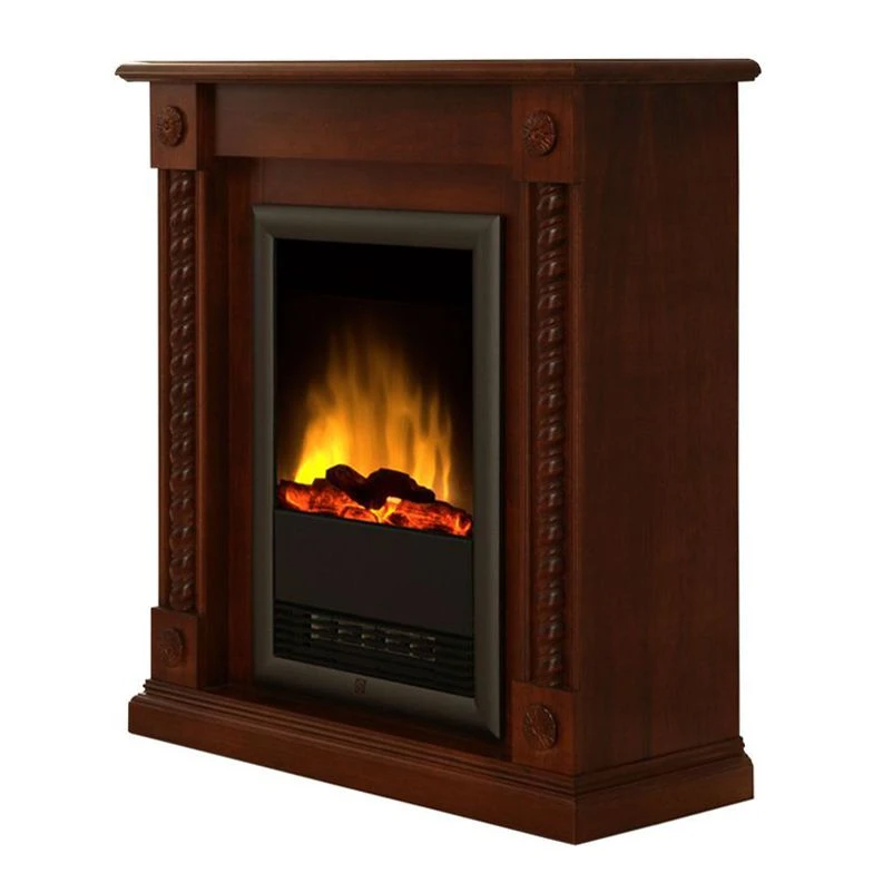 Montreux Elektrokamin Mode - Nußbaum antik 1 Montreux Elektrokamin Mode - Nußbaum antik