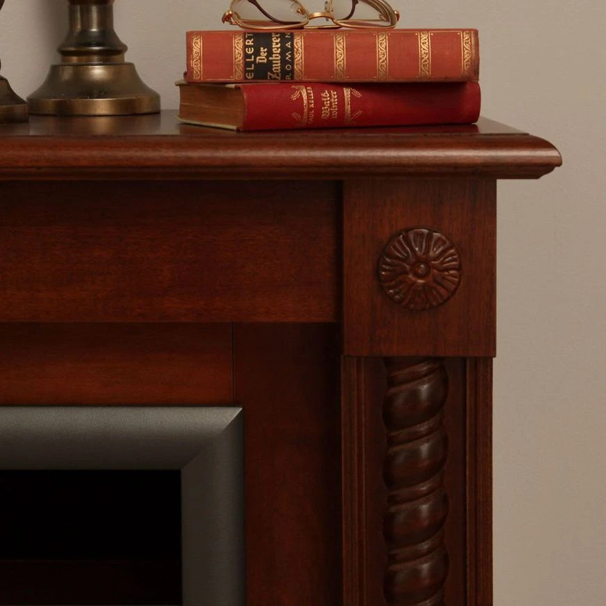 Montreux Elektrokamin Mode - Nußbaum antik 11 Montreux Elektrokamin Mode - Nußbaum antik – Bild 11