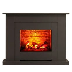 Montreux Elektrokamin Suares - Schiefer Dekor -Wohnzimmermöbel boutique en ligne elektrokamin suares schiefer dekor 3478105
