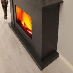 Montreux Elektrokamin Suares - Schiefer Dekor -Wohnzimmermöbel boutique en ligne elektrokamin suares schiefer dekor 3478113