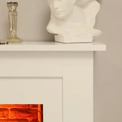 Montreux Elektrokamin Suares - Weiß -Wohnzimmermöbel boutique en ligne elektrokamin suares weiss 3476261