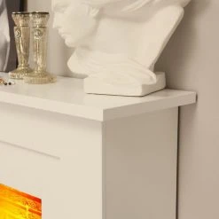 Montreux Elektrokamin Suares - Weiß -Wohnzimmermöbel boutique en ligne elektrokamin suares weiss 3476273