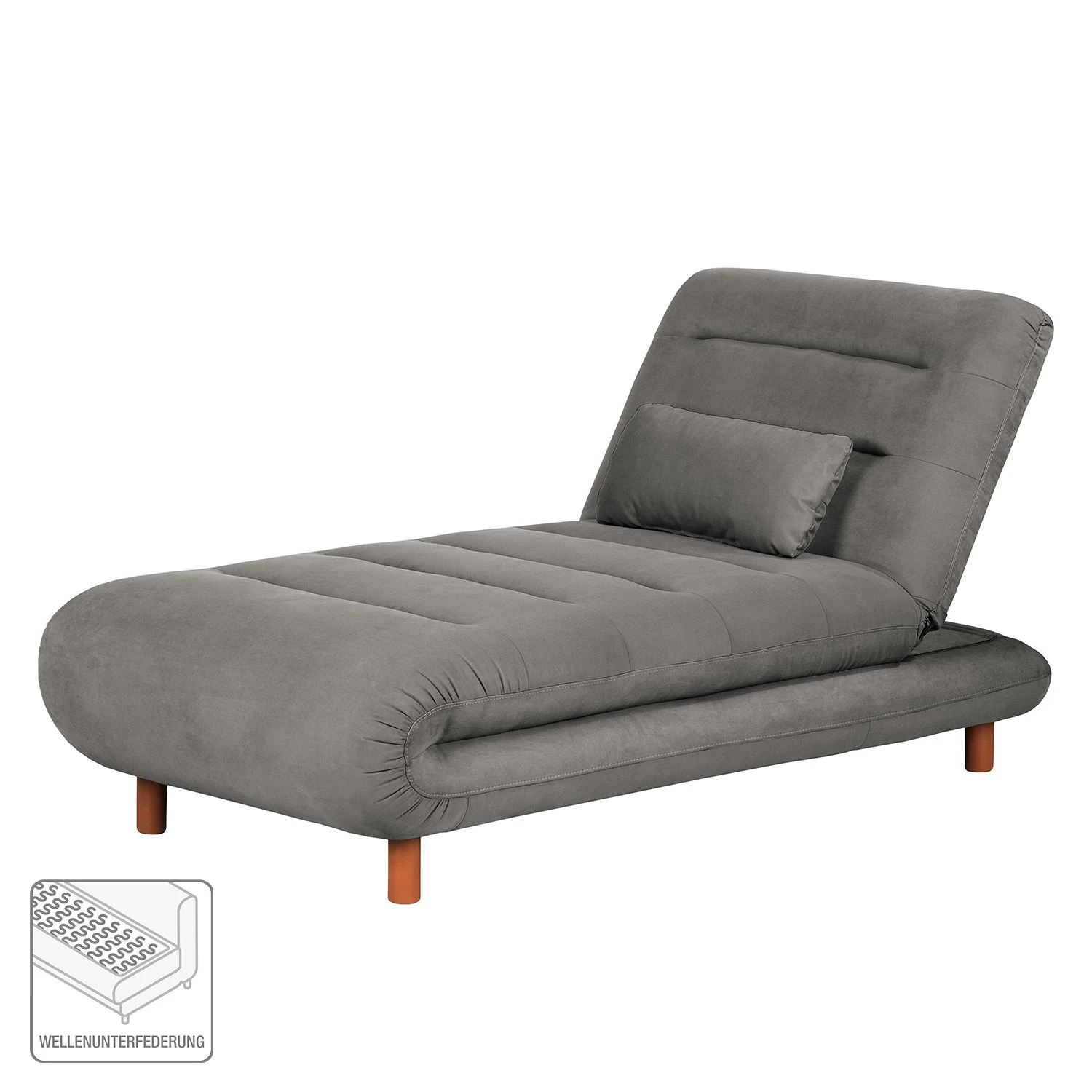Fredriks Chaiselongue Energy Webstoff - Grau 2 Fredriks Chaiselongue Energy Webstoff - Grau – Bild 2