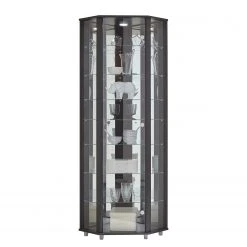 Fredriks Eckvitrine Amalia II - Esche Schwarz Dekor 9 Fredriks Eckvitrine Amalia II - Esche Schwarz Dekor -Wohnzimmermöbel boutique en ligne fif vitrinen led 18 05 2017 4921816