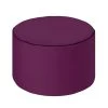 SITTING POINT Fußhocker Scuba dot com - Aubergine