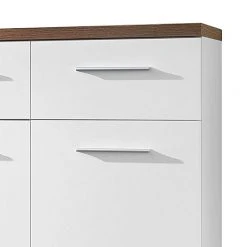 Germania Schuhkommode Texture I - Eiche Sonoma Dekor / Weiß -Wohnzimmermöbel boutique en ligne garderobenkommode texture weiss sonoma eiche dekor 301688