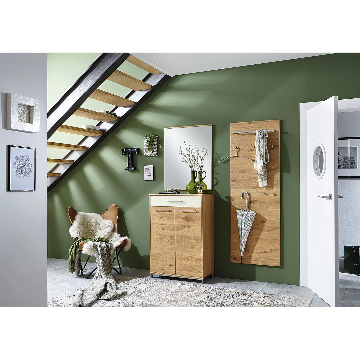 Voss Kommode Vedo II - Eiche / Weiß 2 Voss Kommode Vedo II - Eiche / Weiß – Bild 2