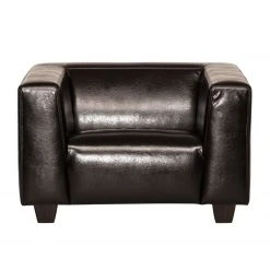 Maison Belfort Garnitur Nespolo (3-2-1) - Echtleder - Dunkelbraun -Wohnzimmermöbel boutique en ligne garnitur nespolo 3 2 1 bycast echtleder dunkelbraun 4576892 1