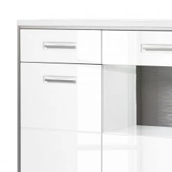 Loftscape Highboard Arco I - Hochglanz Weiß / Grau 10 Loftscape Highboard Arco I - Hochglanz Weiß / Grau -Wohnzimmermöbel boutique en ligne highboard arco i hochglanz weiss grau 4710784