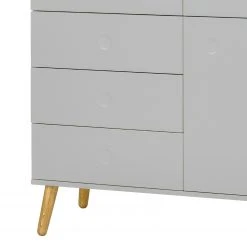 Tenzo Highboard Dot - Grau 9 Tenzo Highboard Dot - Grau -Wohnzimmermöbel boutique en ligne highboard dot eiche teilmassiv grau 4148400