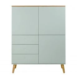Tenzo Highboard Dot - Mint -Wohnzimmermöbel boutique en ligne highboard dot eiche teilmassiv mint 4148428