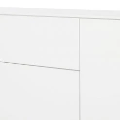 Mørteens Sideboard Lindholm IV - Weiß - Höhe: 128 cm -Wohnzimmermöbel boutique en ligne highboard lindholm i weiss matt eiche massiv 333070