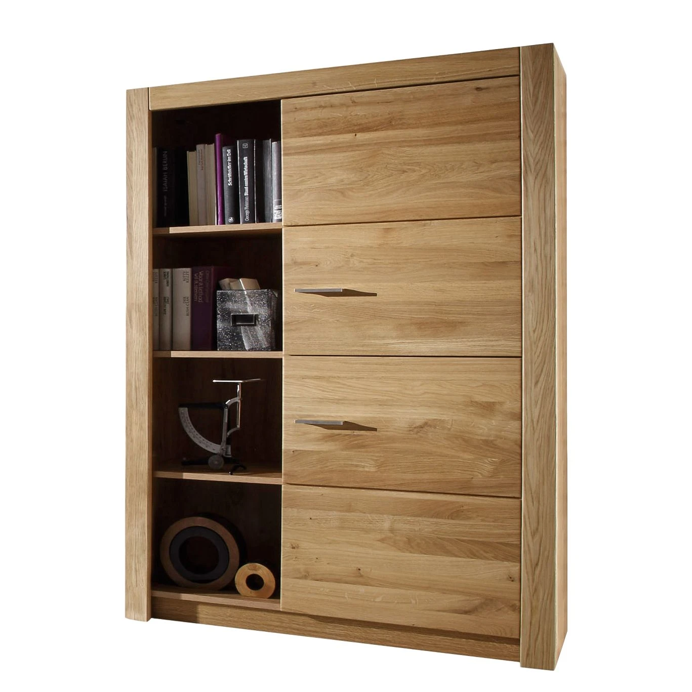 Naturoo Wohnwand Floriano III (4-teilig) - Asteiche / Asteiche Dekor 4 Naturoo Wohnwand Floriano III (4-teilig) - Asteiche / Asteiche Dekor – Bild 4