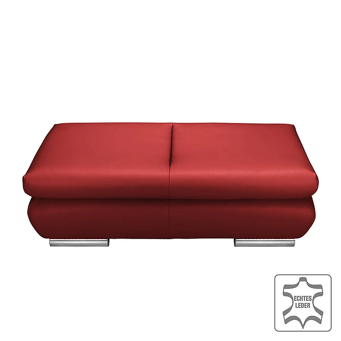 Fredriks Hocker Masca - Echtleder Kaminrot 1 Fredriks Hocker Masca - Echtleder Kaminrot