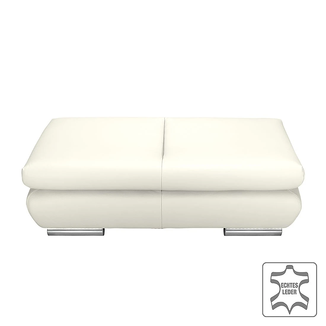 Fredriks Hocker Masca - Echtleder Weiß 1 Fredriks Hocker Masca - Echtleder Weiß