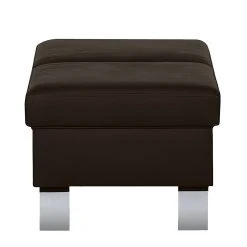 Loftscape Polsterhocker Peillon - Echtleder - Dunkelbraun -Wohnzimmermöbel boutique en ligne hocker peillon echtleder dunkelbraun 449016