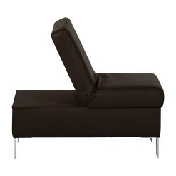 Loftscape Polsterhocker Peillon - Echtleder - Dunkelbraun -Wohnzimmermöbel boutique en ligne hocker peillon echtleder dunkelbraun 449017