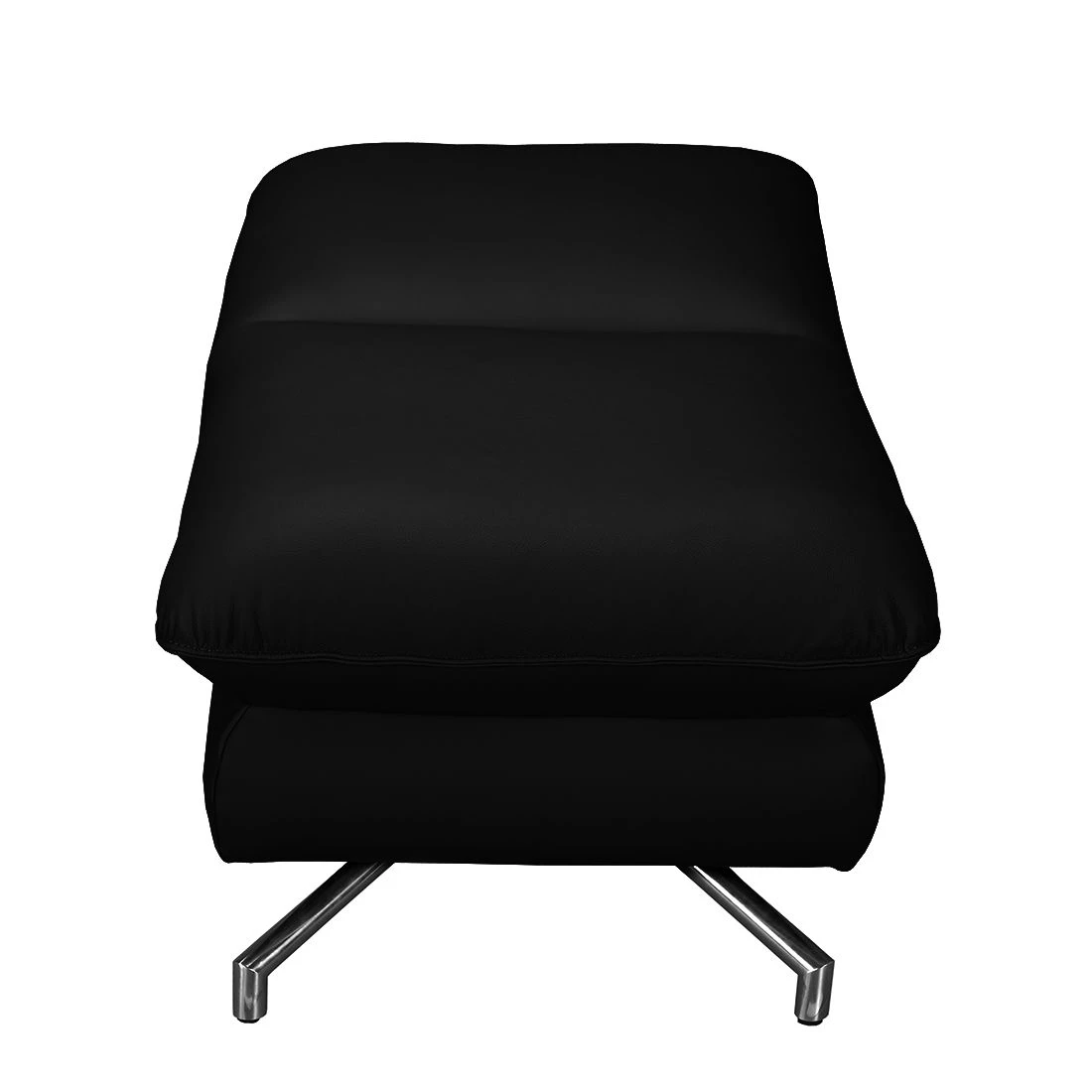 Loftscape Hocker Sharon - Echtleder Schwarz 2 Loftscape Hocker Sharon - Echtleder Schwarz – Bild 2