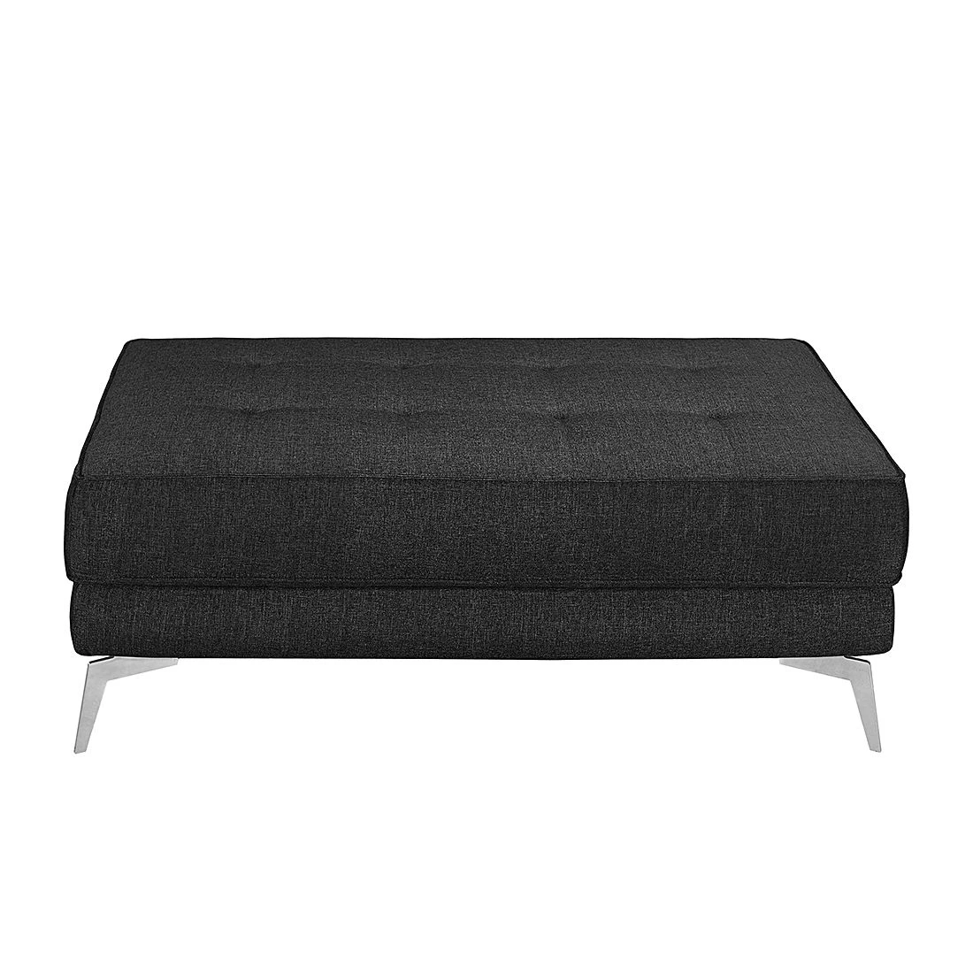 Loftscape Hockerbank Walden Webstoff - Schwarz 1 Loftscape Hockerbank Walden Webstoff - Schwarz