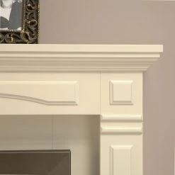 Montreux Elektrokamin Houston - Cremeweiß -Wohnzimmermöbel boutique en ligne houston elektrokamin cremeweiss 4168664