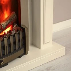 Montreux Elektrokamin Houston - Cremeweiß -Wohnzimmermöbel boutique en ligne houston elektrokamin cremeweiss 4168684