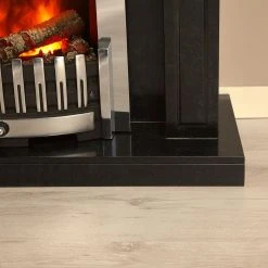 Montreux Elektrokamin Houston - Schwarz-Grau marmoriert -Wohnzimmermöbel boutique en ligne houston elektrokamin schwarz grau marmoriert 4168480