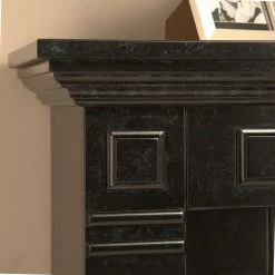 Montreux Elektrokamin Houston - Schwarz-Grau marmoriert -Wohnzimmermöbel boutique en ligne houston elektrokamin schwarz grau marmoriert 4168488