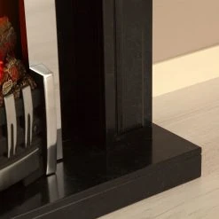 Montreux Elektrokamin Houston - Schwarz-Grau marmoriert -Wohnzimmermöbel boutique en ligne houston elektrokamin schwarz grau marmoriert 4168492