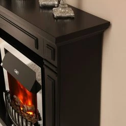Montreux Elektrokamin Houston - Schwarz seidenmatt -Wohnzimmermöbel boutique en ligne houston elektrokamin schwarz seidenmatt 4168748