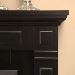 Montreux Elektrokamin Houston - Schwarz seidenmatt -Wohnzimmermöbel boutique en ligne houston elektrokamin schwarz seidenmatt 4168760