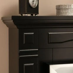 Montreux Elektrokamin Houston - Schwarz seidenmatt -Wohnzimmermöbel boutique en ligne houston elektrokamin schwarz seidenmatt 4168768