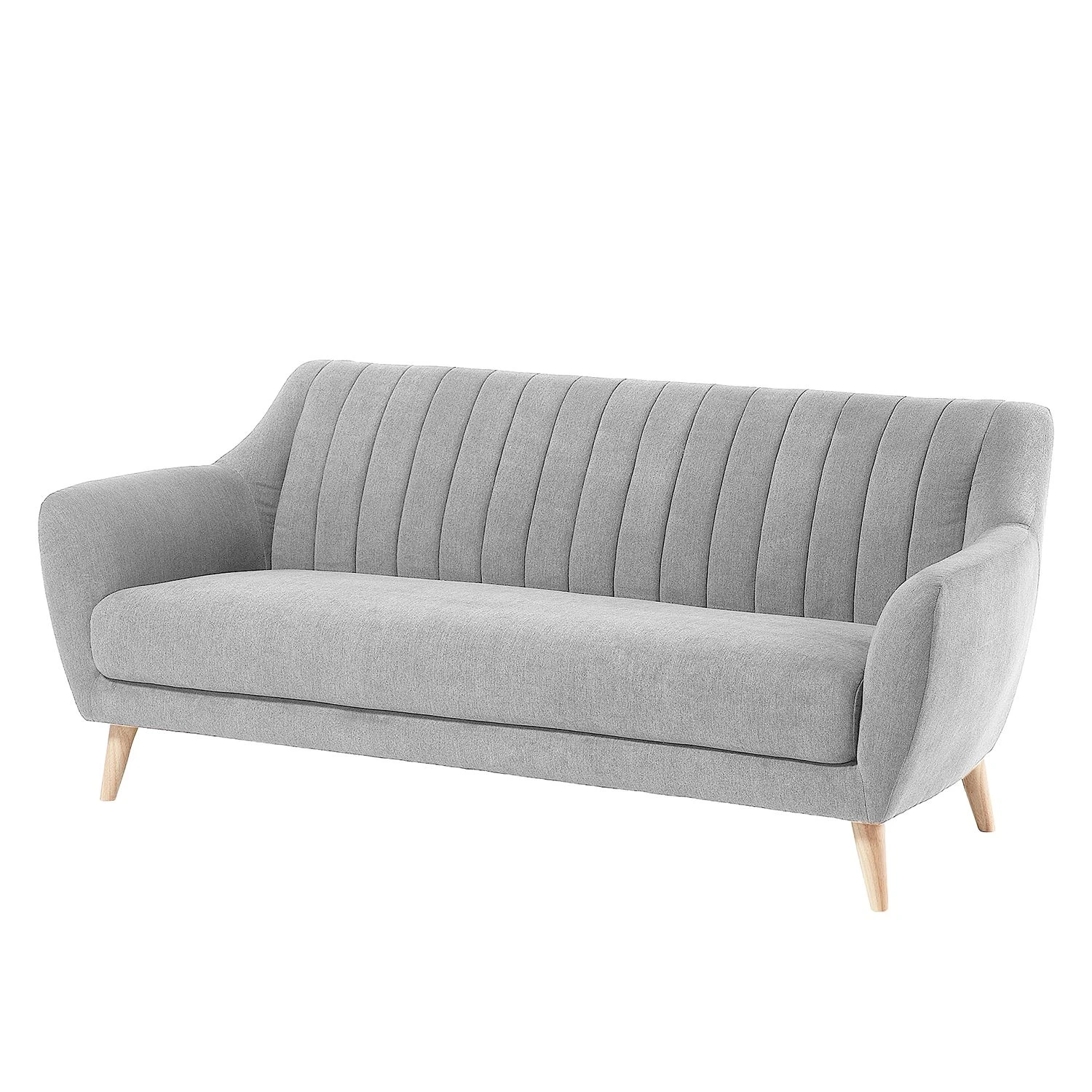 Mørteens Sofa Sollom (3-Sitzer) Webstoff - Lichtgrau 1 Mørteens Sofa Sollom (3-Sitzer) Webstoff - Lichtgrau