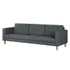 Mørteens Sofa Grums II (3-Sitzer) Webstoff - Anthrazit