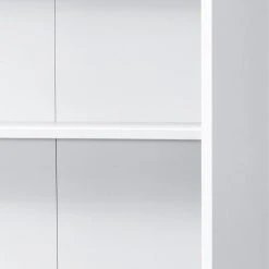 Kombiregal Merit - Alpinweiß / Hochglanz Grau -Wohnzimmermöbel boutique en ligne kombiregal merit weiss hochglanz grau 347765