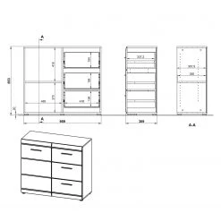 Germania Kommode Adana - Hochglanz Weiß 17 Germania Kommode Adana - Hochglanz Weiß -Wohnzimmermöbel boutique en ligne kommode adana hochglanz weiss 5162592