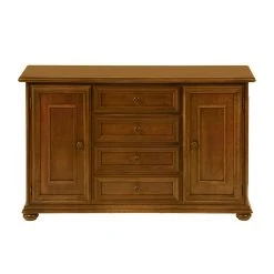 Montreux Kommode Arabella - Ayous teilmassiv - Antikbraun